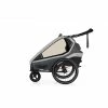 Qeridoo Kidgoo 2 Fahrradanhänger Steel Grey Mit Joggerfunktion 2023