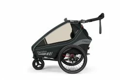 Qeridoo Kidgoo 2 Fahrradanhänger Limited Edition Sport Grey -Kinderwagen 002 kidgoo2sport le grey buggy rgb