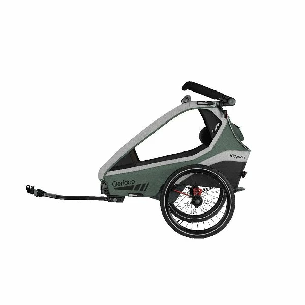 Qeridoo Kidgoo 1 Fahrradanhänger Ivy Green Mit Joggerfunktion 2 Qeridoo Kidgoo 1 Fahrradanhänger Ivy Green Mit Joggerfunktion – Bild 2