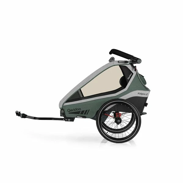 Qeridoo Kidgoo 2 Fahrradanhänger Ivy Green Mit Joggerfunktion 2023 2 Qeridoo Kidgoo 2 Fahrradanhänger Ivy Green Mit Joggerfunktion 2023 – Bild 2