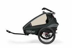 Qeridoo Kidgoo 2 Fahrradanhänger Limited Edition Sport Grey