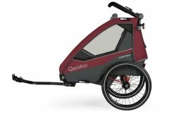 Qeridoo Sportrex 1 Fahrradanhänger Cayenne Red 2023 Limitiertes Design -Kinderwagen 003 sportrex1 2023 cr trailer 2500px rgb