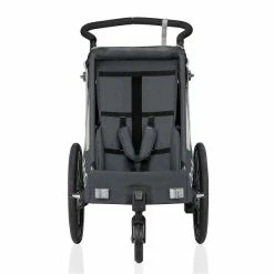 Qeridoo Qupa1 Grey Fahrradanhänger 360-Grad-Buggyrad Und Deichsel 2023 5 Qeridoo Qupa1 Grey Fahrradanhänger 360-Grad-Buggyrad Und Deichsel 2023 -Kinderwagen 004 qupa1 2023 grey frontopen