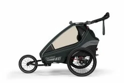 Qeridoo Kidgoo 2 Fahrradanhänger Limited Edition Sport Grey -Kinderwagen 005 kidgoo2sport le grey jogger rgb