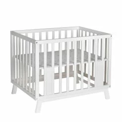 Schardt Laufgitter Holly Buche Massiv Weiß 75x100 Cm, Mit Folie Sternchen Grau -Kinderwagen 02 050 00 02 077 laufgitter holly weiss sternchen grau hoch 1