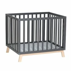 Schardt Laufgitter Holly Buche Anthrazit/natur 75x100 Cm, Mit Folie Sternchen Grau