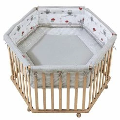 Roba Laufgitter Adam Und Eule Natur, 6-eckig 120 Cm