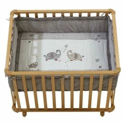 Roba Laufgitter Jumbotwins Natur, Rechteckig 75x100 Cm