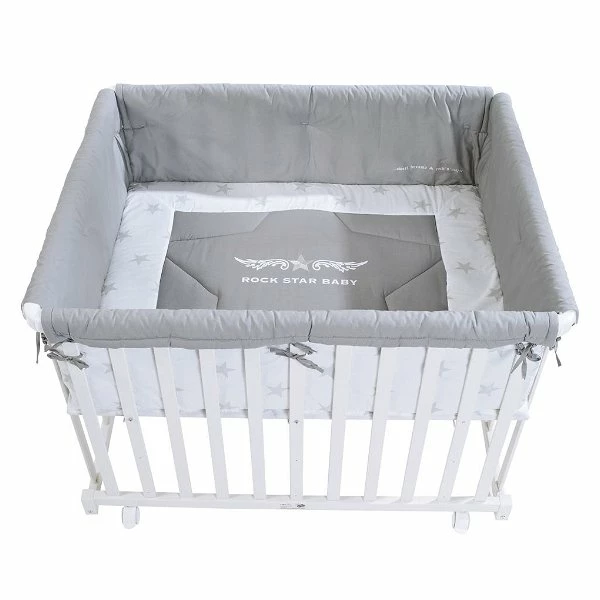 RockStarBaby Roba Laufgitter Rock Star Baby 2 Weiß, Rechteckig 75x100 Cm 2 RockStarBaby Roba Laufgitter Rock Star Baby 2 Weiß, Rechteckig 75x100 Cm – Bild 2