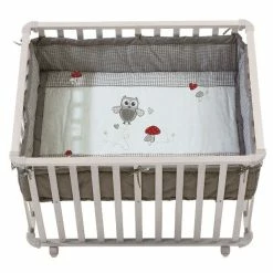 Roba Laufgitter Adam Und Eule Weiß, 75x100 Cm