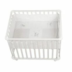 Roba Laufgitter Fox & Bunny Weiß, 75x100 Cm