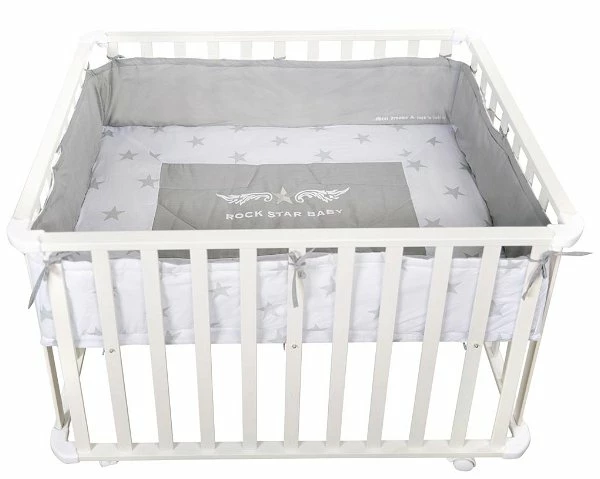 RockStarBaby Roba Laufgitter Rock Star Baby 2 Weiß, Rechteckig 75x100 Cm 1 RockStarBaby Roba Laufgitter Rock Star Baby 2 Weiß, Rechteckig 75x100 Cm