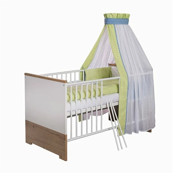 Schardt Eco Plus Sparset Inkl. Umbauseiten Wickelkommode & Kinderbett - Weiß/Halifax Eiche 2 Schardt Eco Plus Sparset Inkl. Umbauseiten Wickelkommode & Kinderbett - Weiß/Halifax Eiche – Bild 2