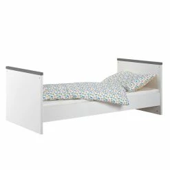 Schardt Candy Grey Kinderzimmer Inkl. Umbauseiten Mit 3-türigem Schrank -Kinderwagen 04 852 24 70 candy grey kombi kinderbett 70x140 umgebaut 2