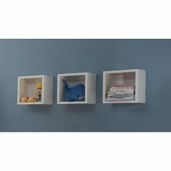 MÄUSBACHER Mäusbacher Adele Hängeregale Dreiteilig Weiß Matt Lackiert