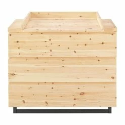 Schardt Zirbenholz Wickelkommode Zirbe-Massivholz - Inkl. Wickelaufsatz