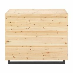 Schardt Zirbenholz Wickelkommode Zirbe-Massivholz - Inkl. Wickelaufsatz -Kinderwagen 05 260 20 00 zirbe natur wickelkommode frontal ohne wickelaufsatz 3