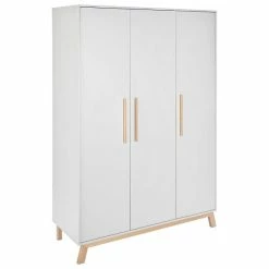 Schardt Venice Grey Kleiderschrank 3T Dekor Seidengrau / Massivholz Buche Geölt