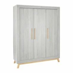 Schardt Miami Grey Kleiderschrank - 3 Türen Soumi Pinie/Buche Massiv