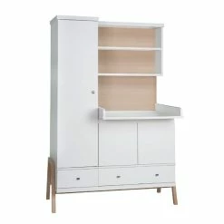 Schardt Holly Nature Kleiderschrank-Kombi Schrank Und Wickelkommode | Umbaubar