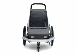 Croozer Kid Keeke 1 Mountain Grey 2in1 Fahrradanhänger & Buggy-Set 13 Croozer Kid Keeke 1 Mountain Grey 2in1 Fahrradanhänger & Buggy-Set -Kinderwagen 08 121001523 croozer keeke 1 mountain grey front
