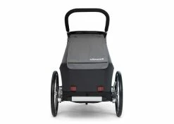 Croozer Kid Keeke 1 Mountain Grey 2in1 Fahrradanhänger & Buggy-Set 17 Croozer Kid Keeke 1 Mountain Grey 2in1 Fahrradanhänger & Buggy-Set -Kinderwagen 08 121001523 croozer keeke 1 mountain grey rueckansicht