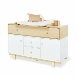 Pinolino Boks Sparset Extrabreit - 2-teilig Kinderbett & Wickelkommode -Kinderwagen 093403x 03 gr 4
