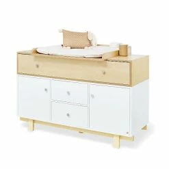 Pinolino Boks Wickelkommode Extrabreit 2 Türen, 3 Schubkästen - Toppreis
