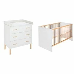 Schardt Melody White Sparset Inkl. Umbauseiten Dekor Weiß / Massivholz Buche Geölt