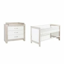 Schardt Nordic Halifax Sparset + Umbauseiten Mit Babybett & Wickelkommode