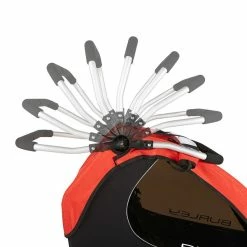 Burley Honey Bee Fahrradanhänger Rot 2-Sitzer Mit Buggy-Funktion -Kinderwagen 10 honey bee handlebar rotation webex