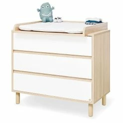 Pinolino Flow Wickelkommode Breit 3 Schubkästen - Toppreis