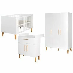 Roba Mick Kinderzimmer Bett, Wickelkommode, Kleiderschrank