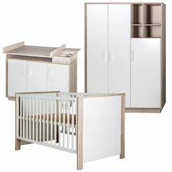 Roba Olaf Kinderzimmer 3T Bett, Wickelkommode, Schrank