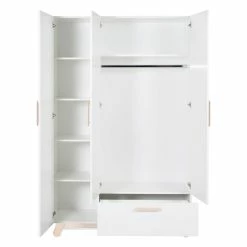 Roba Clara Kinderzimmer 3T Weiß Bett, Wickelkommode, Schrank -Kinderwagen 1012835 kinderzimmerset 13 f