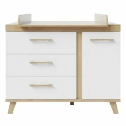 Roba Smile Kinderzimmer Sparset Weiß Bett Und Wickelkommode -Kinderwagen 1012847 kinderzimmerset 05 f 1