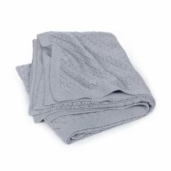 Moonboon Baby Strickdecke, Diamant Muster Ocean