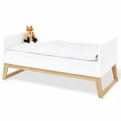Pinolino Bridge Kinderzimmer Breit - 2T Weiß/Esche Klar Lackiert -Kinderwagen 113466 03
