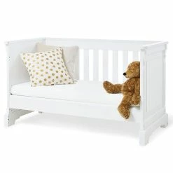 Pinolino Emilia Kinderzimmer Extrabreit Groß 3T Inkl. Wandregal Edelmatt Weiß -Kinderwagen 113467 03 1 1 1