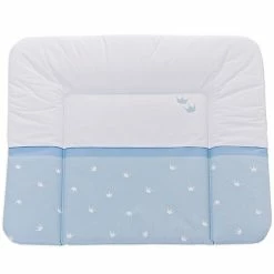 Träumeland Wickelauflage Krone Blau 75 X 85 Cm