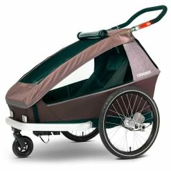 Croozer Kid Vaaya 1 Blossom Red 2in1 Fahrradanhänger & Buggy-Set -Kinderwagen 121001122 croozer kid vayaa 1 blossom red buggy