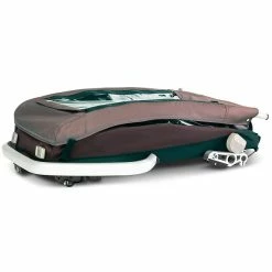 Croozer Kid Vaaya 1 Blossom Red 2in1 Fahrradanhänger & Buggy-Set -Kinderwagen 121001122 croozer kid vayaa 1 blossom red gefaltet