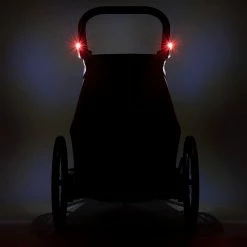 Croozer Kid Vaaya 1 Blossom Red 2in1 Fahrradanhänger & Buggy-Set -Kinderwagen 121001122 croozer kid vayaa 1 blossom red lichter