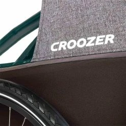 Croozer Kid Vaaya 1 Blossom Red 2in1 Fahrradanhänger & Buggy-Set -Kinderwagen 121001122 croozer kid vayaa 1 blossom red logo detail