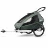 Croozer Kid Vaaya 1 Jungle Green 2in1 Fahrradanhänger & Buggy-Set