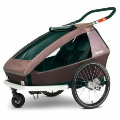 Croozer Kid Vaaya 2 Blossom Red 2in1 Fahrradanhänger & Buggy-Set -Kinderwagen 121001322 croozer kid vayaa 2 blossom red buggy