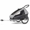 Croozer Kid Keeke 2 Stone Grey 2in1 Fahrradanhänger & Buggy-Set