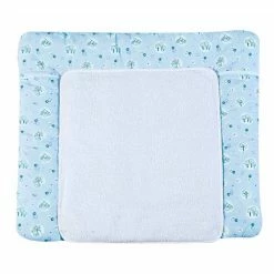 Schardt Wickelauflage Birdy Blau 80x75 Cm Inkl. Abnehmbarem Frotteebezug
