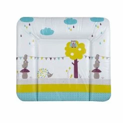 Schardt Wickelauflage Eule & Igel 84x74 Cm Folienwickelauflage