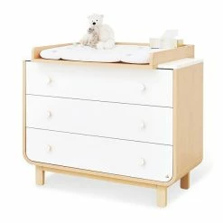 Pinolino Round Sparset Breit Wickelkommode & Kinderbett -Kinderwagen 130043b 03 3